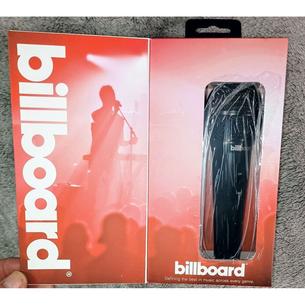 NEW BILLBOARD DYNAMIC MICROPHONE BB2722 NIB Sealed Karaoke Country Rock Hip Hop